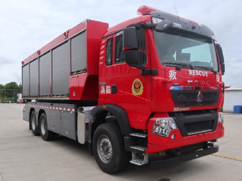 重汽豪沃自裝卸式消防車